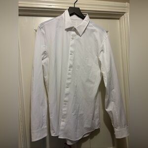 lululemon athletica White Men's Dress Shirt - Slim Button-Up